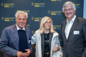 Prof. Wolfgang Locher mit Ehefrau, LMU